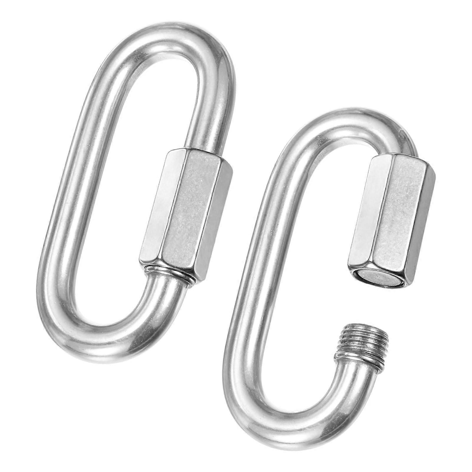 Quick Chain Link Connector, Stainless Steel Lock Repair Links For Swing, Camping, Hiking, Backpack