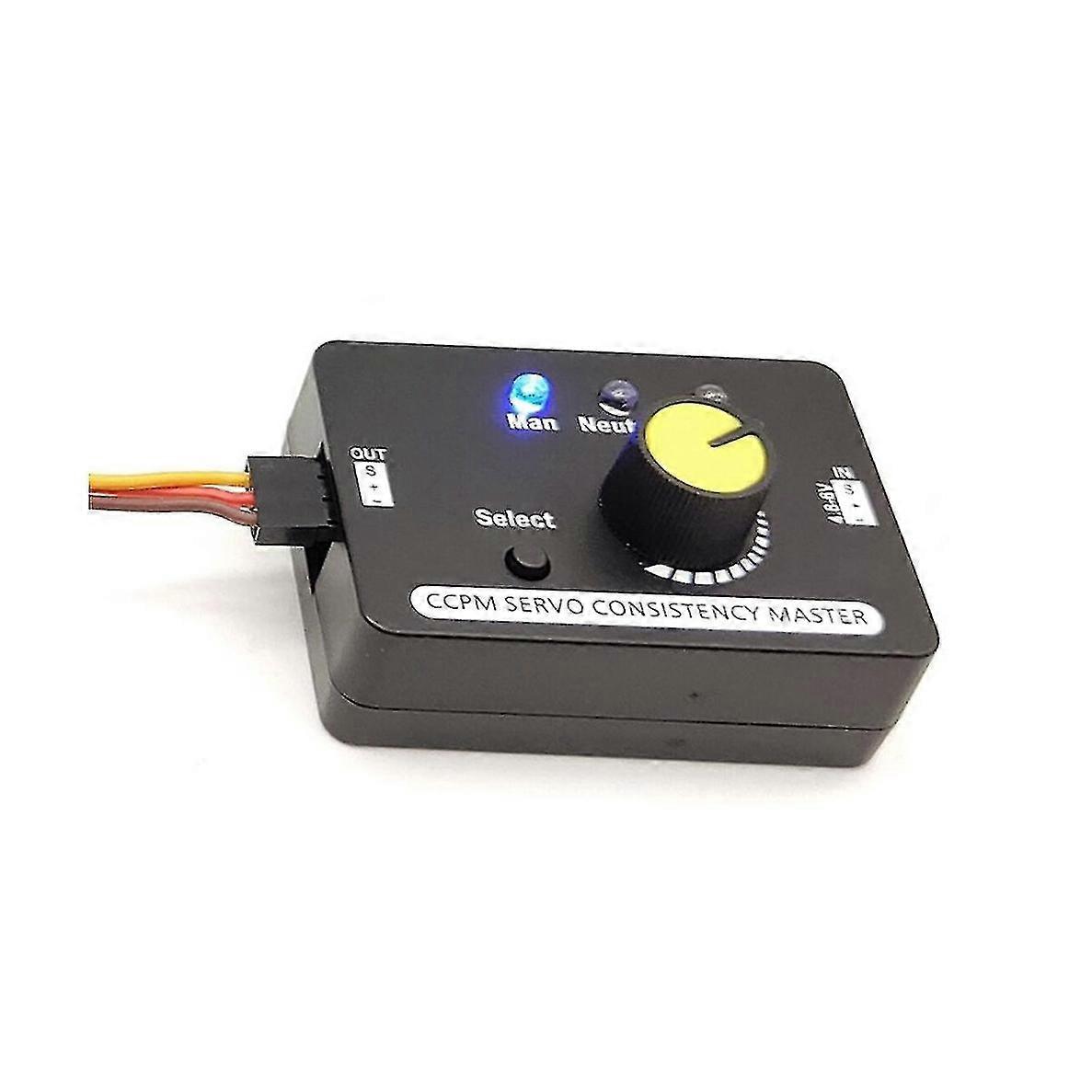 Servo Tester, Compact and Portable Device with Control Knob and Buttons for Servo - Motor Testing and Adjustment