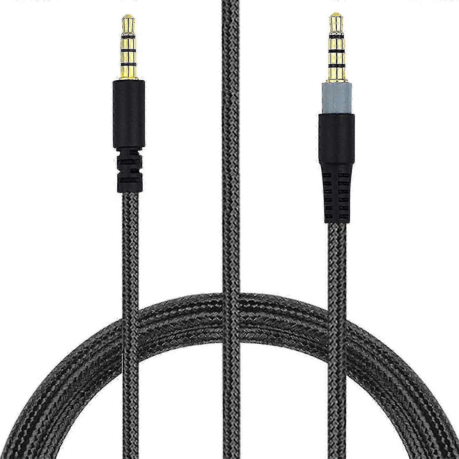 For Hyperx Cloud For Alpha Gaming Headphone Cable Nylon Braided Replacement Cabl-QH