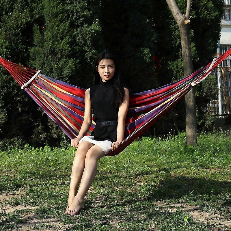 Outdoor Anti-rollover Canvas Hammock