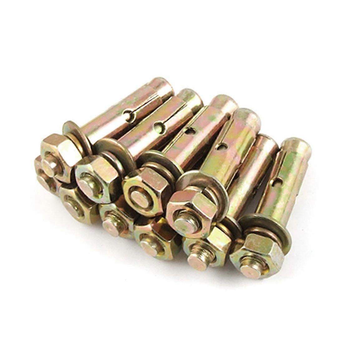 Metal Expansion Sleeve Anchors Bolt M8.2 x 60mm, 10 Pcs Heavy Duty Wall Anchors for Concrete and Masonry