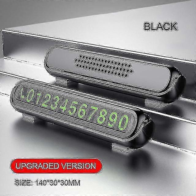 مخفي رقم الهاتف لوحة ملصق ضوء الليل معطر مضيئة غير مرئية وقوف السيارات علامة في شارع السيارة