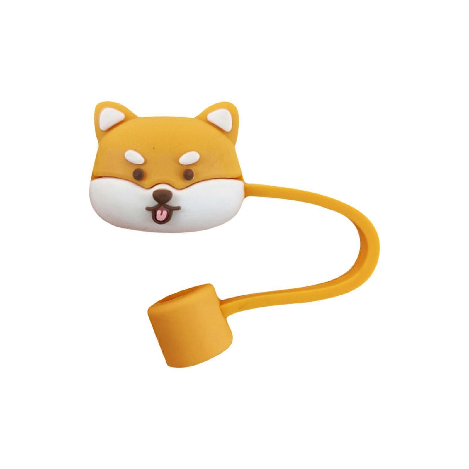 PC Straw Tips Drinking Cap Proof Plugs Cover Creative Cup Accessories -mm Straw Sealing Tools EE