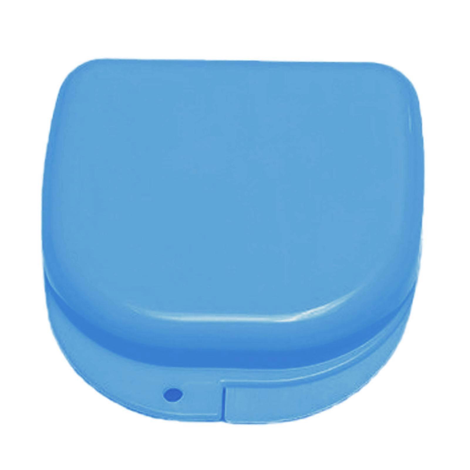Professional Retainer Case Portable Dustproof Mouth Guard False Teeth Storage Box Denture Container