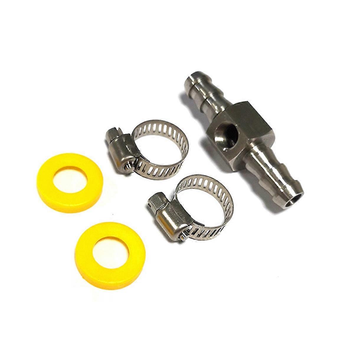 For Fuel Pressure Gauge Sensor T-Fitting Adapter Connector