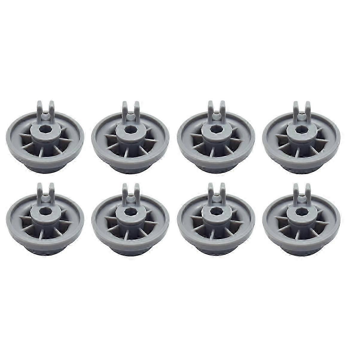 8PCS Geschirrspüler Ersatz Rack Räder Geschirrspüler Bottom Rack Korb Räder Ersatzteile Kitc