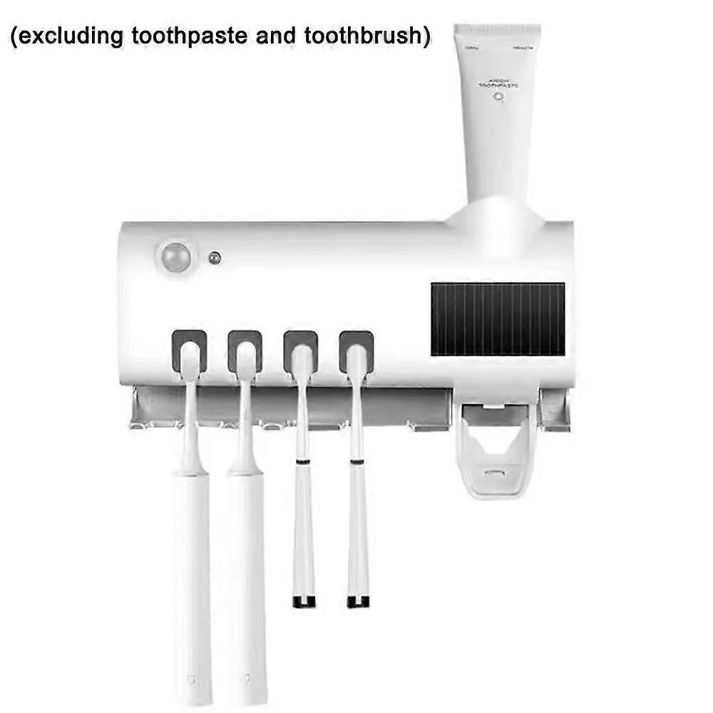 Ultraviolet Toothbrush Sterilizer Holder Automatic Toothpaste Dispensers