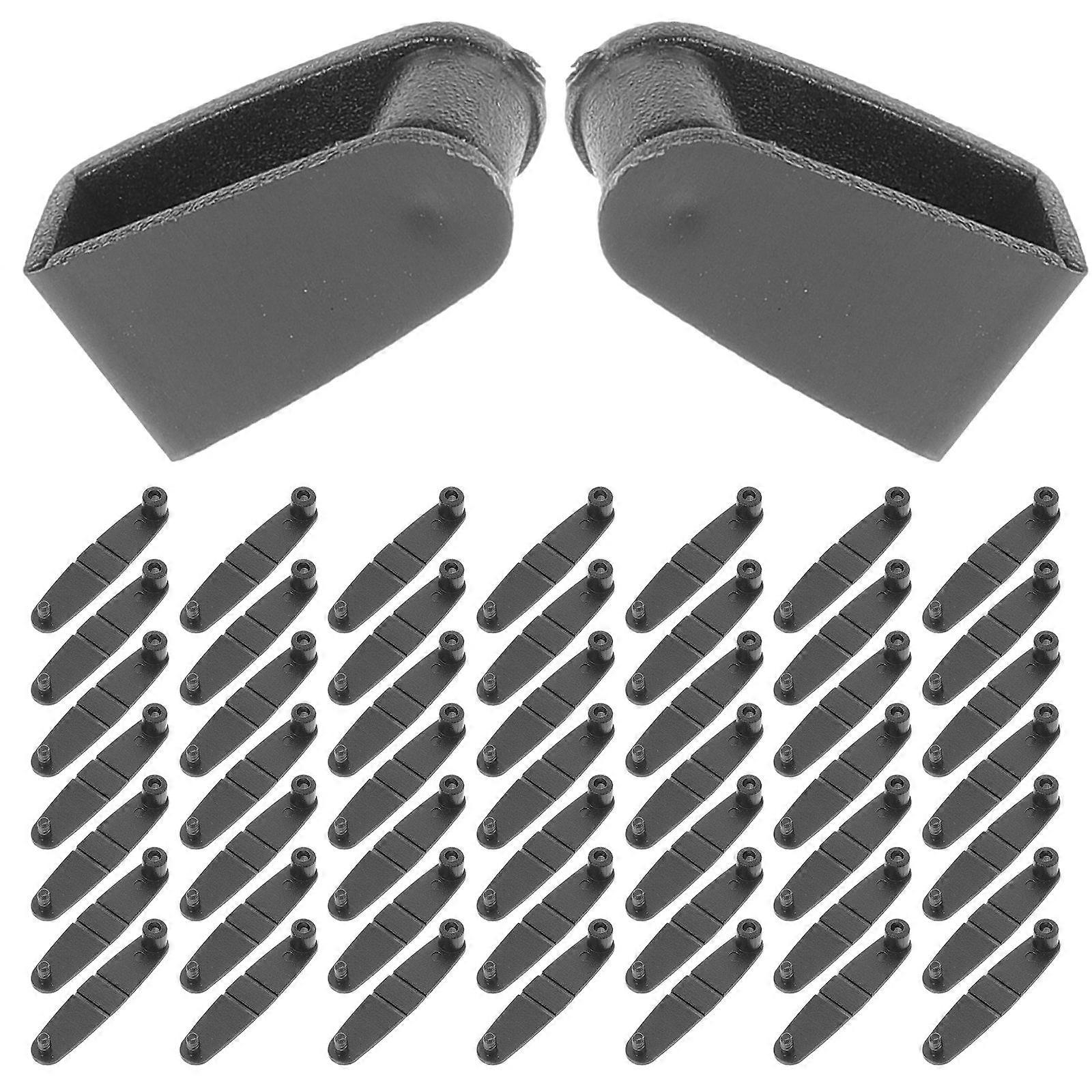 100Pcs Plastic Keychian Clips Plastic Foldable Clips Folding Clip Plastic Folding Clip Plastic Clip