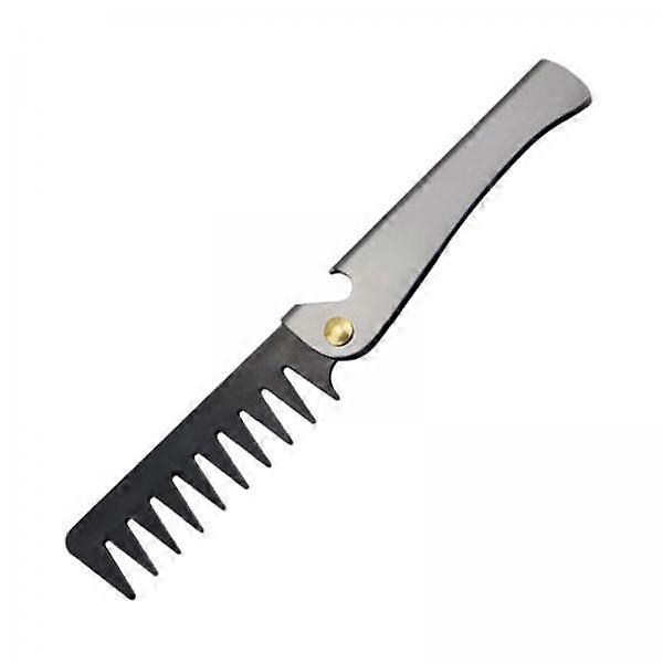 Compact Folding Hairbrush for Easy Styling Anywhere