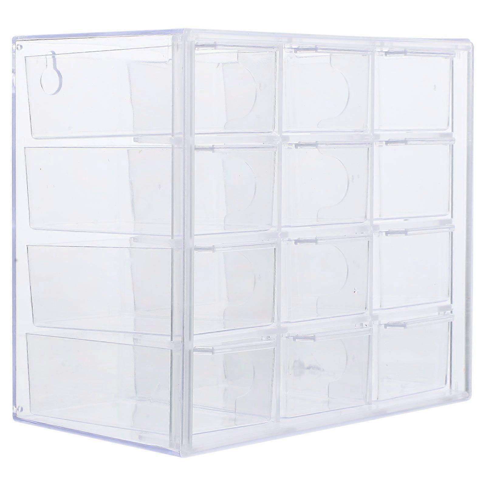 1 Set of Small Acrylic Box With Lid Candy Box Mini Box Storage Case Jewelry Container