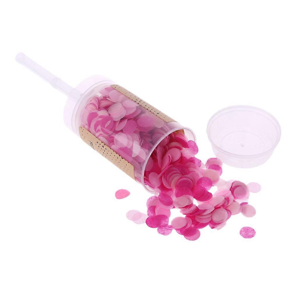 Round Sequin Confetti Push for Pop Container Wedding Birthday Anniversary Party