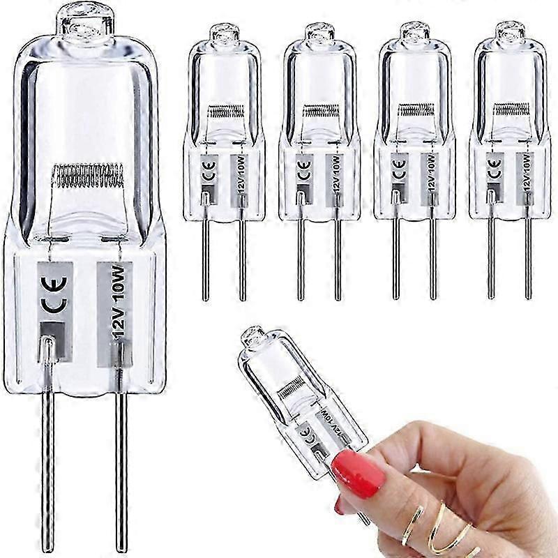 20pcs G4 Light Bulbs 10w Crystal Clear Halogen Bulb 2 Pin 12 Volt Bi-pin Capsule Xenon Bulb