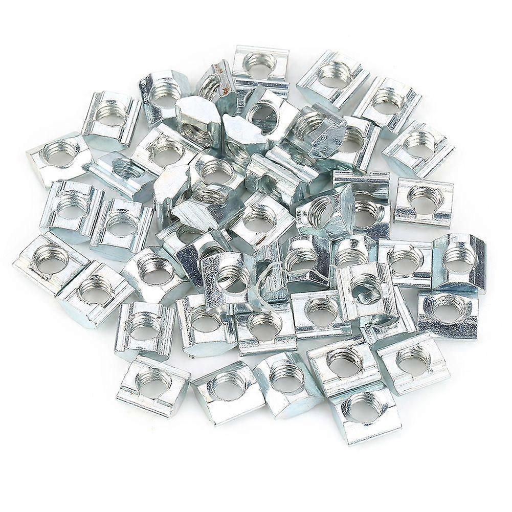 High quality  50pcs square slider nuts M6*10*5 European standard type 20