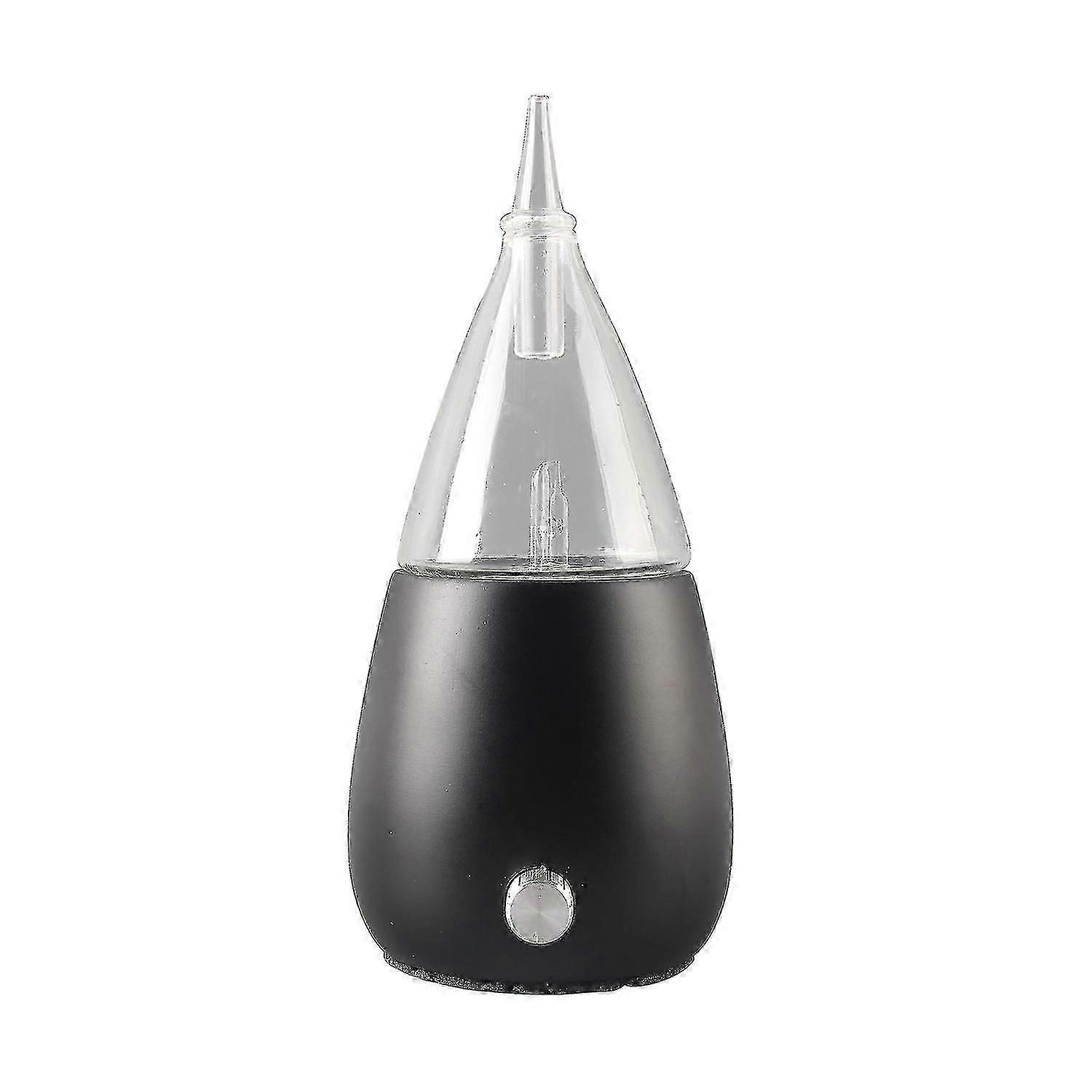 Bamboo Glass Essential Oil Aroma Nebulizing Diffuser, Aromatherapy Diffuser With Led Night Light No
