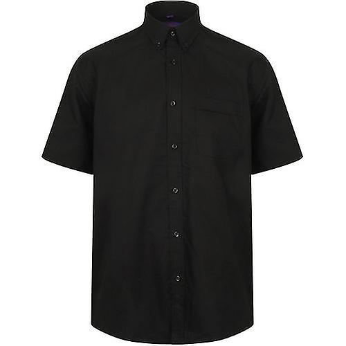 Henbury Mens Wicking Short Sleeve Work Shirt