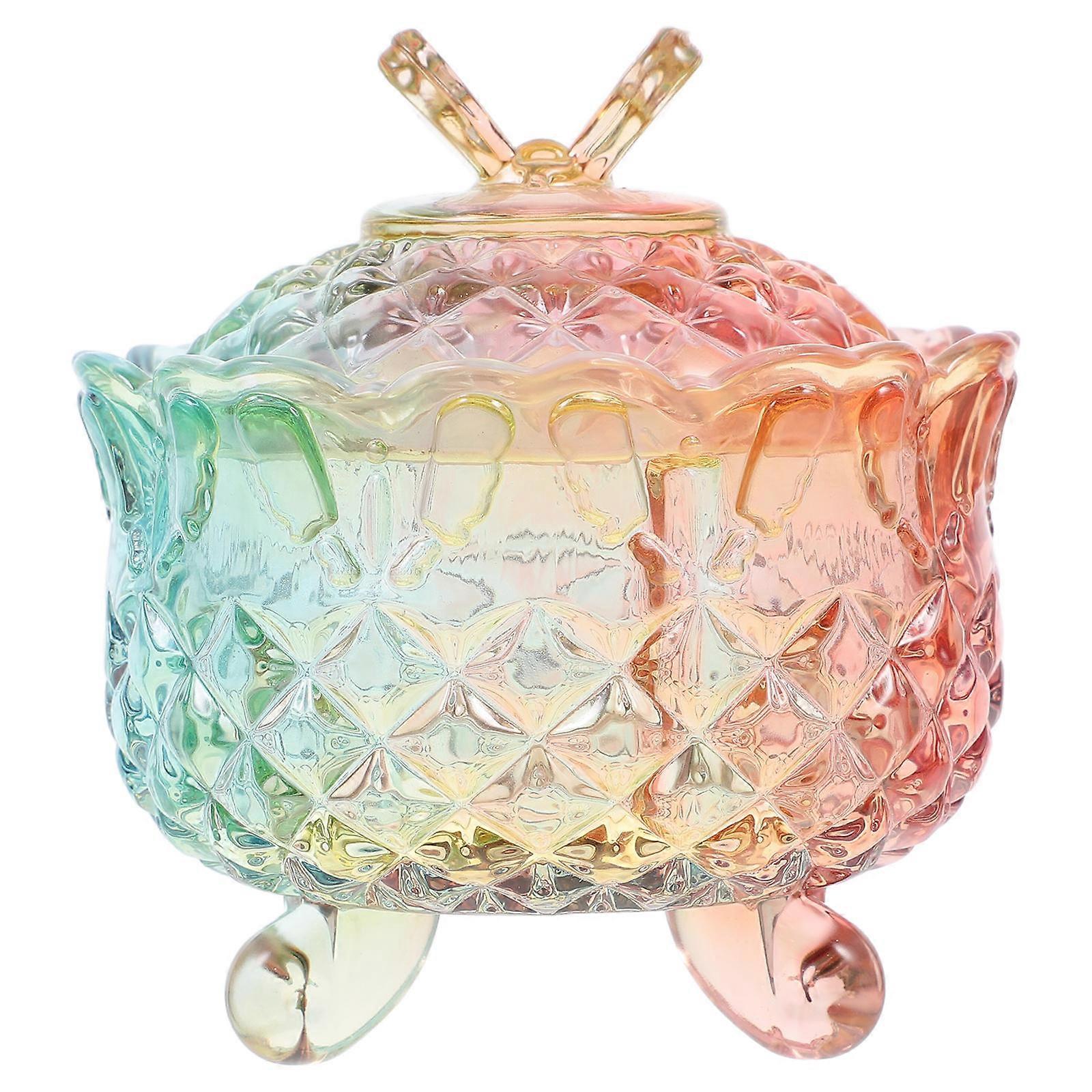 Decorative Glass Container Lid for Various Occasions