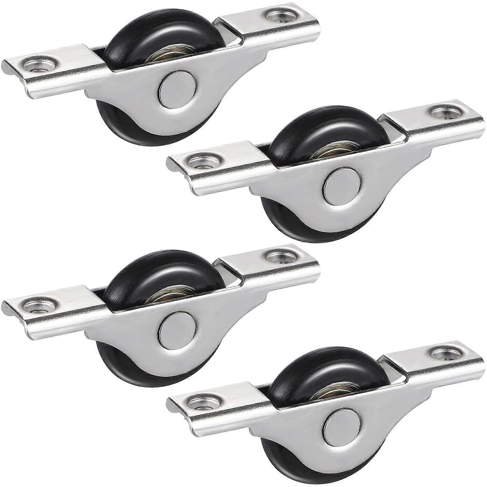 4 Pack Sliding Door Roller Wheels Replacement Kit for Wardrobe & Cabinet – Durable, Easy Install, Smooth Operation with Bearings