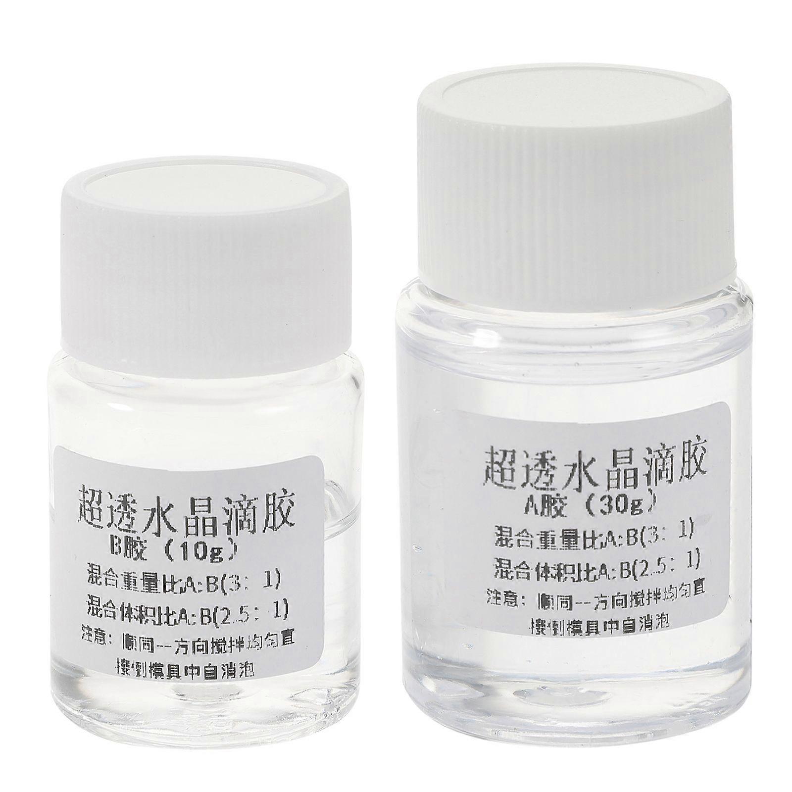 2 Sets Epoxy Glue 3:1 AB Two Part Casting Resin Glue for Art Craft DIY Making