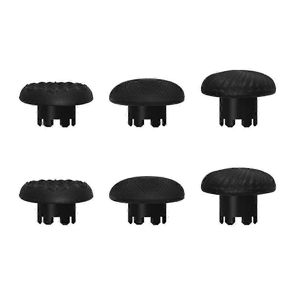 Capuchons de joystick de remplacement pour manette PS5 Edge, poignées de pouce noires Dualsense