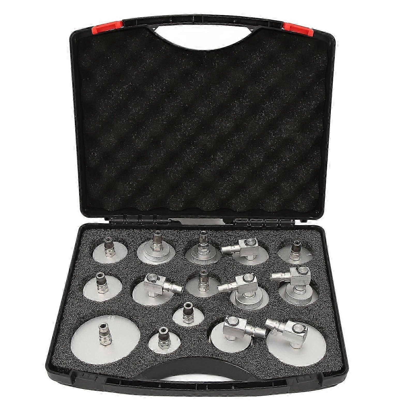15Pcs Universal Brake Fluid Bleeder Adapter Set for Vehicles