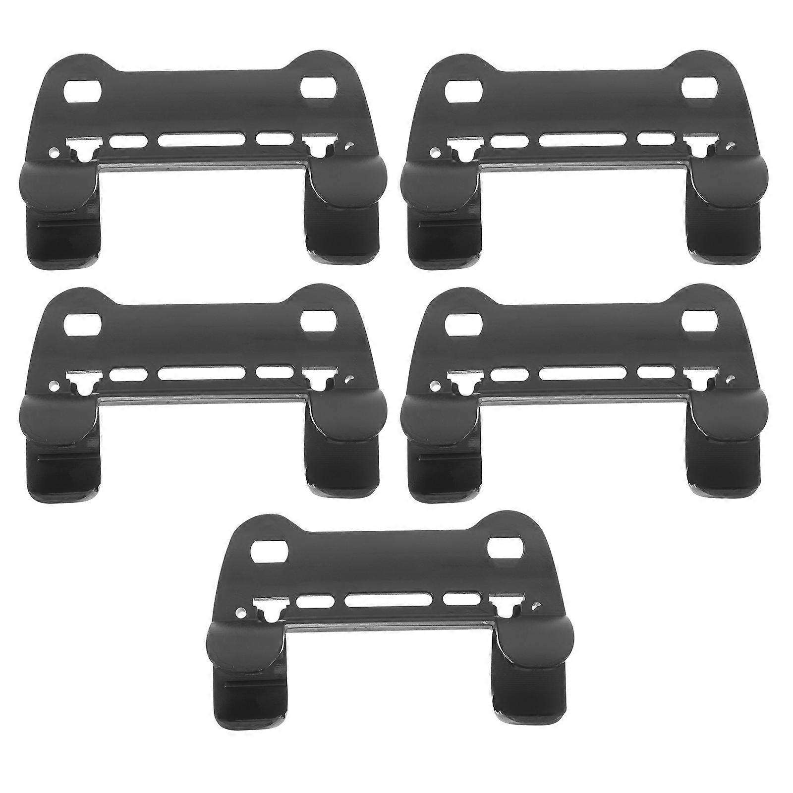5pcs Bike Inflator Frame Mount Durable Pump Holder Clips for Road and Mountain Bikes Lightweight Fixing Bracket Easy Installation