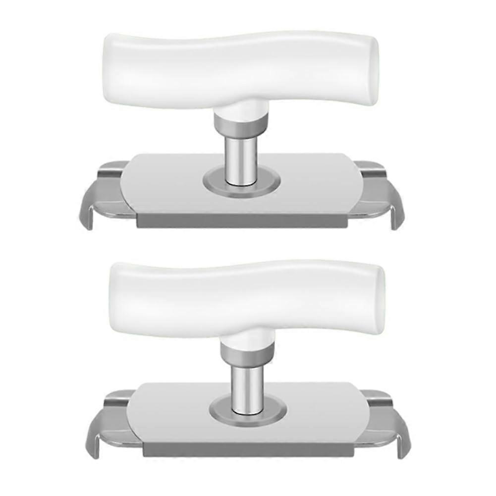 Effortless can opener for jars, bottle opener for seniors, easy to open lid opener, adjustable, stainless steel, white