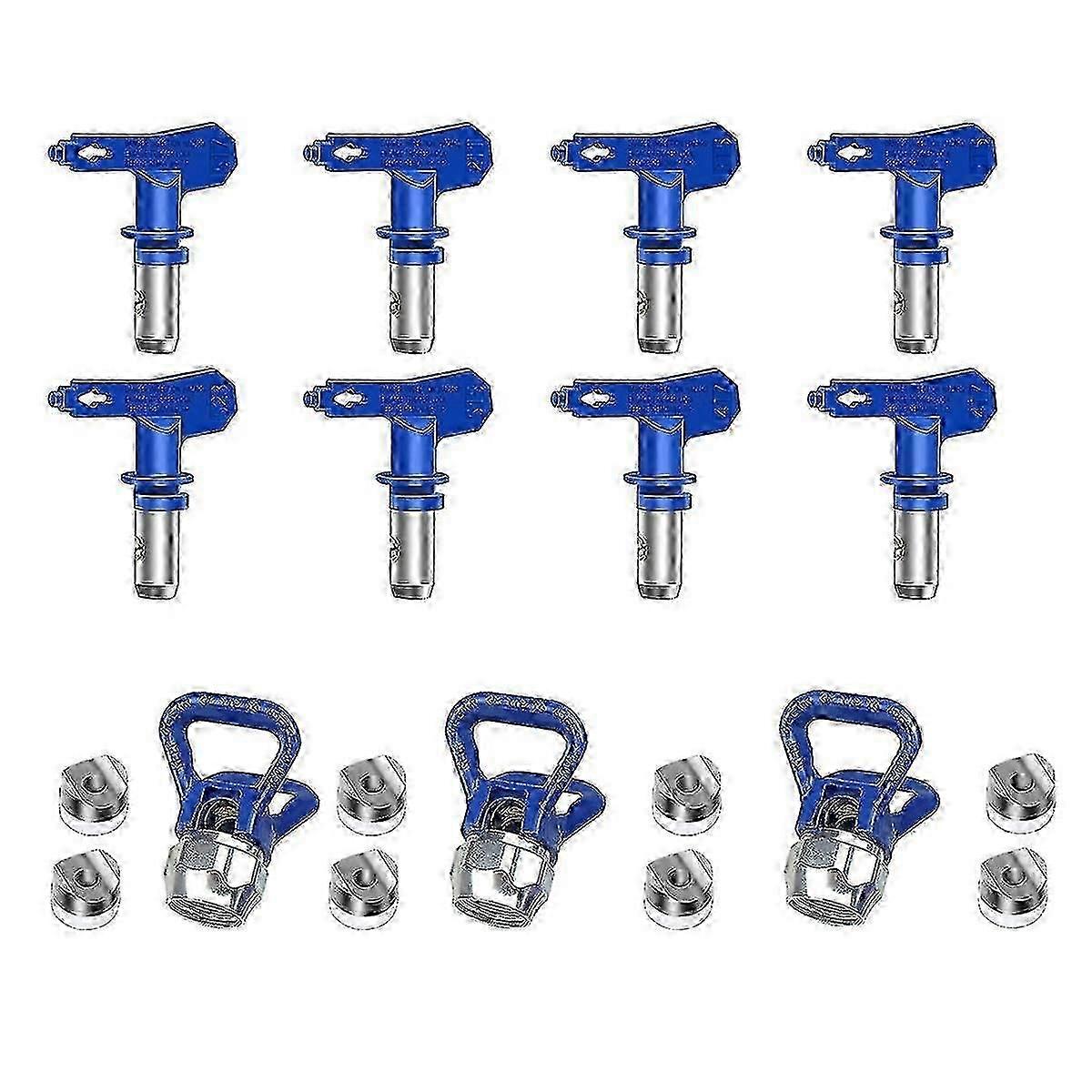 8Pcs Airless Paint Nozzles Set Reversible Spray Tips Airless Paint Sprayer Nozzle Tips Airless Spra