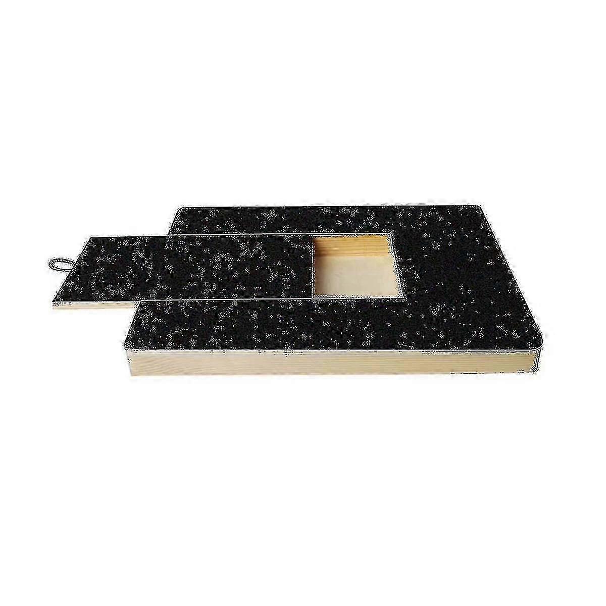 犬の爪足スクラッチパッド - ペットをグルーミングするためのファイルトリマーボード、サンドペーパーファイリングとトリミングスクラッチャーボックス