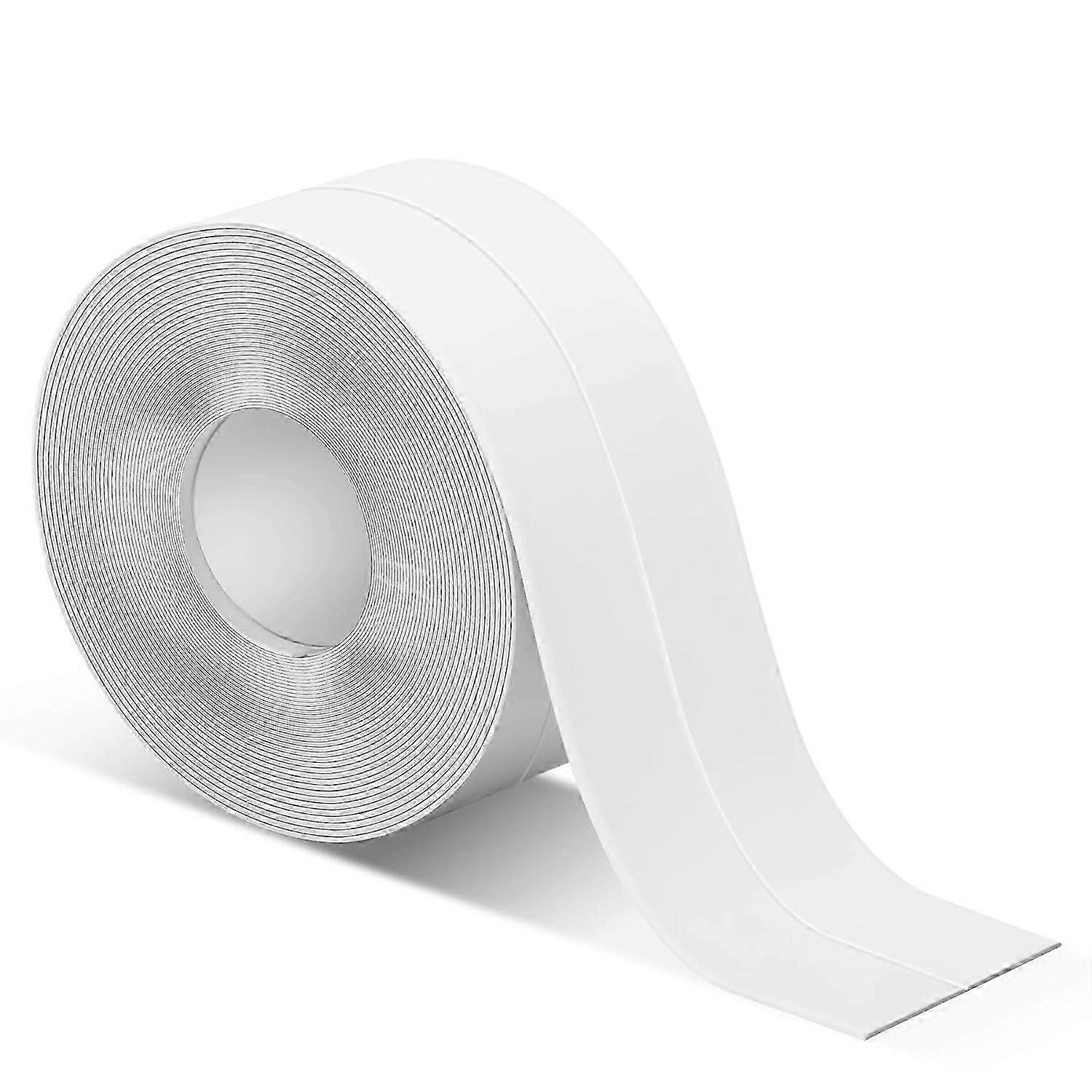 Waterproof Caulk Tape 1 Roll - Sealant Tape for Kitchen Sink, Toilet, and Bathtub Sealing, 1.5 x 19.7Ft, Suitable for Various Applications