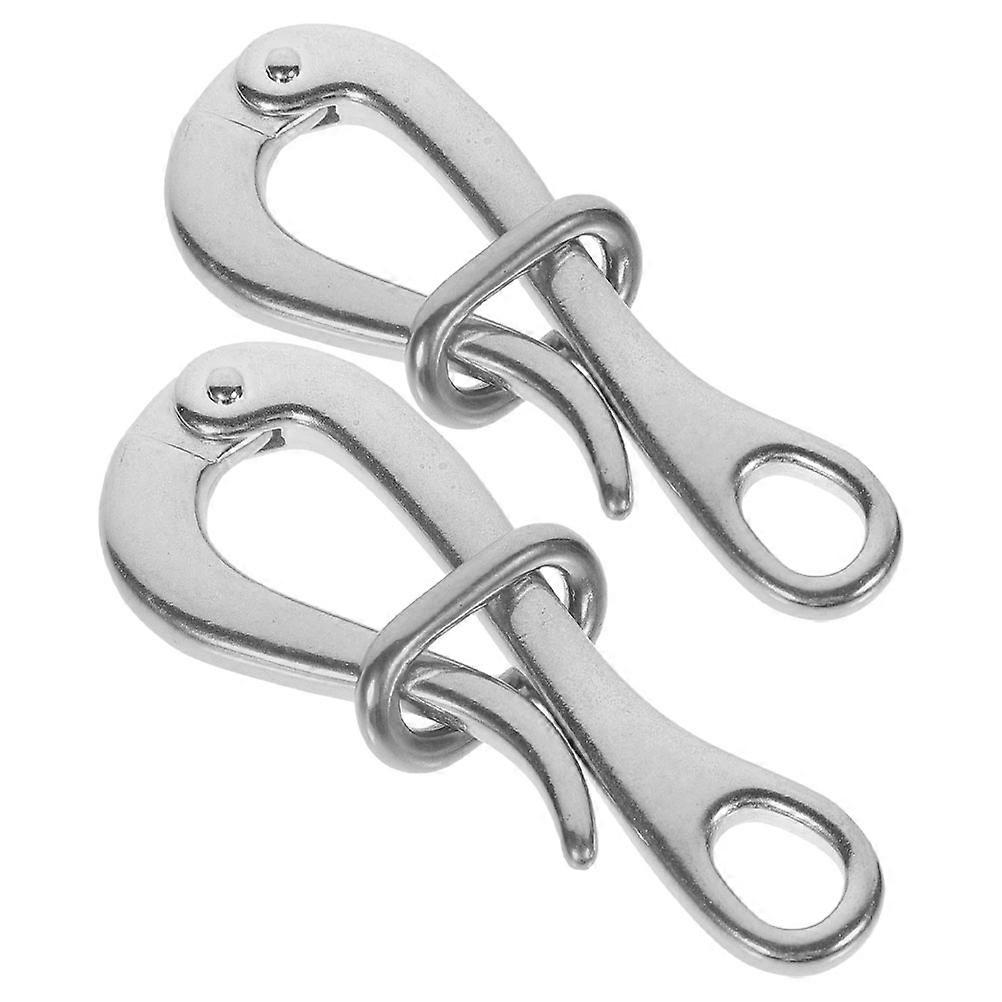Stainless Steel Quick Release Boat Hooks for Sailing, Fishing, Climbing, Backpacks, and Dog Collars – Multi Use Yacht Hardware