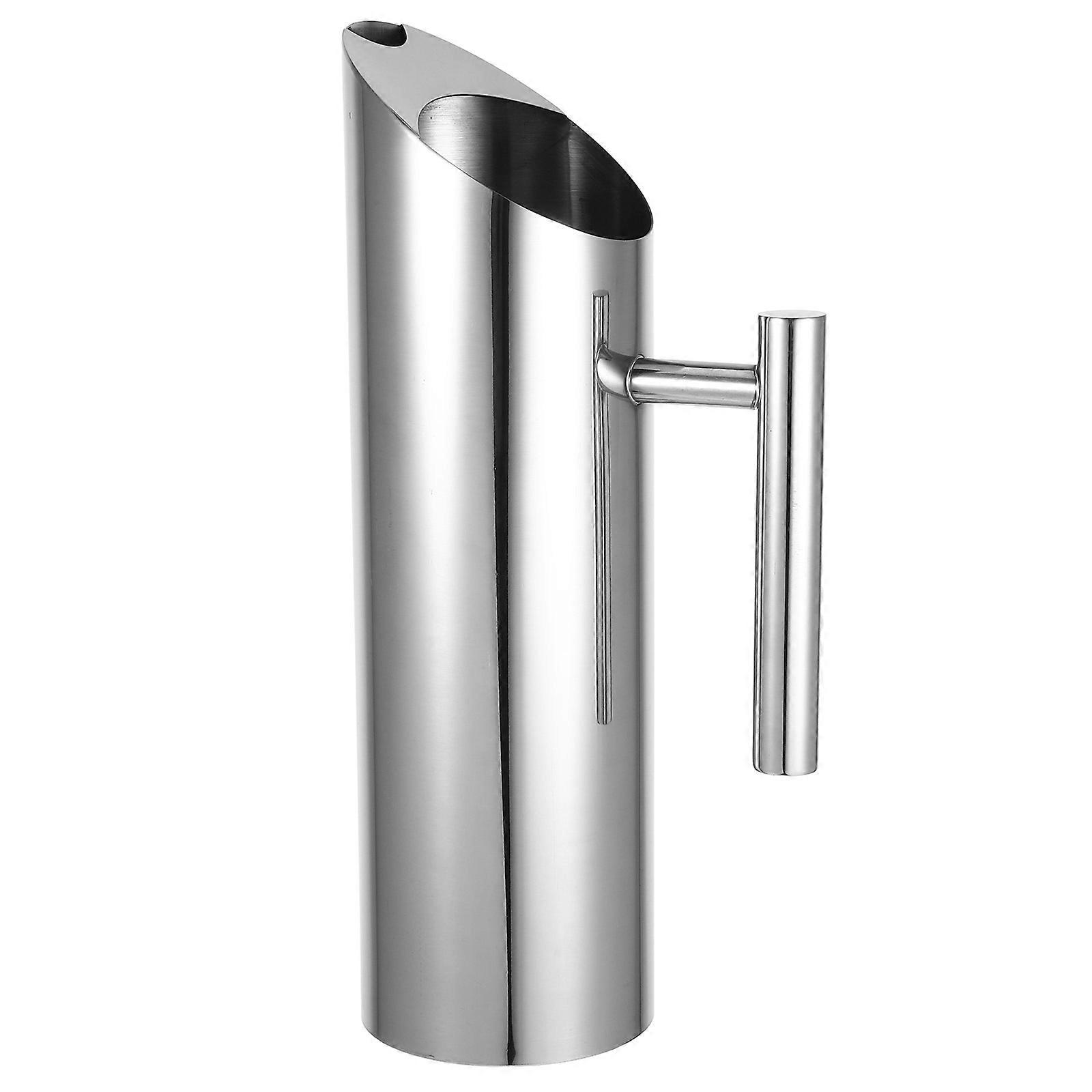 Water Jar Large Capacity Water Pitcher for Restaurant Use Cold Beverage Storage 1.5L 1Set
