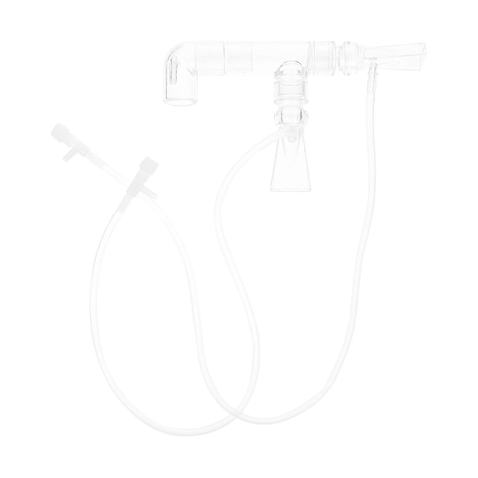 Transparent Oxygenation Tube Aquarium Air Pump Hose Fittings Hydroponic Use Round Water Outlet 18.5X11X2.5CM 1Set