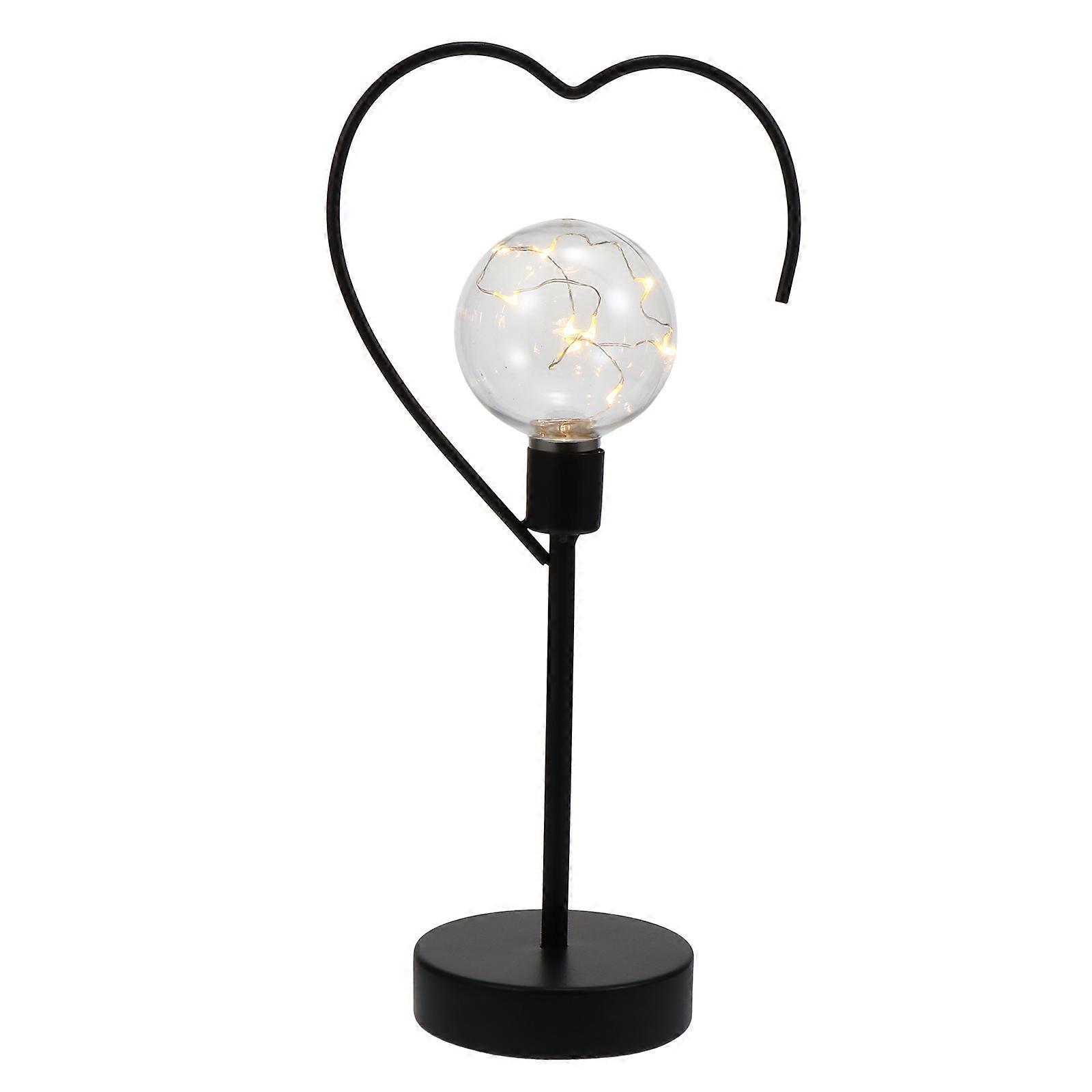 Night Light Decoration Iron Art Bedside Adornment Multi Color 36x17x10cm Classical Style Desktop Light 1Pc