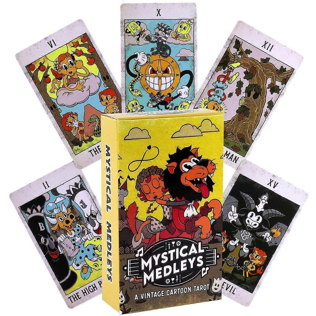 Mystical Medleys Tarot Deck: Beginner Tarot Cards & Guide
