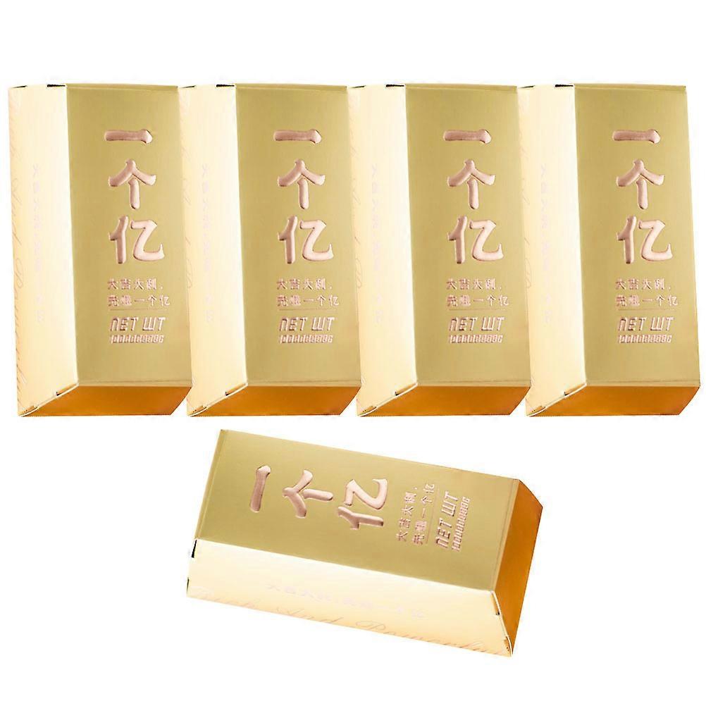Paper Candy Boxes Shaped Multi-Function Storage Boxes Family Themed Party Presents 5Pack