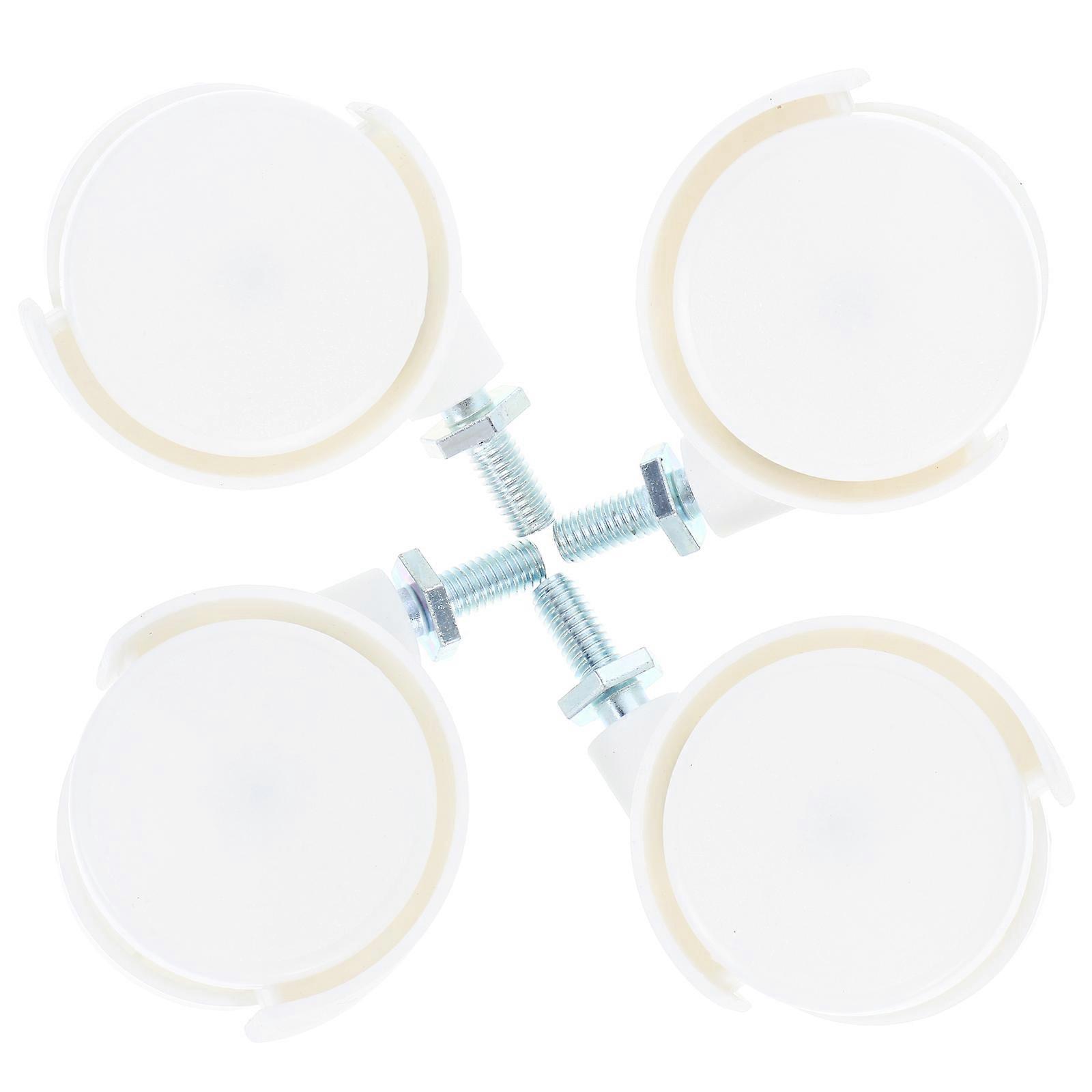 Replacement Caster Wheels Durable Construction 360 Degree Rotation Home Environment Plastic Material 4Set