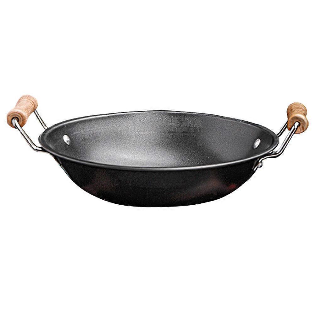 Nonstick Wok with Double Handles for Induction and Gas Stoves, Versatile Frying Pan for and Cleaning