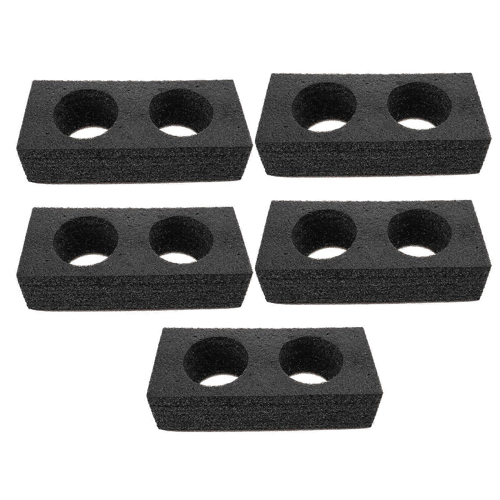 Beverage Packaging Tray Cup Holders Drinking Cups Plastic Rod 24x10cm Carrying Drinks 5Pcs