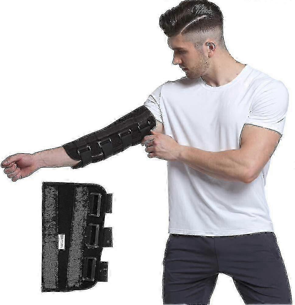 Brace Elbow Splint Brace Arm Immobilizer, Adjustable Hinged Strap Forarm Braces