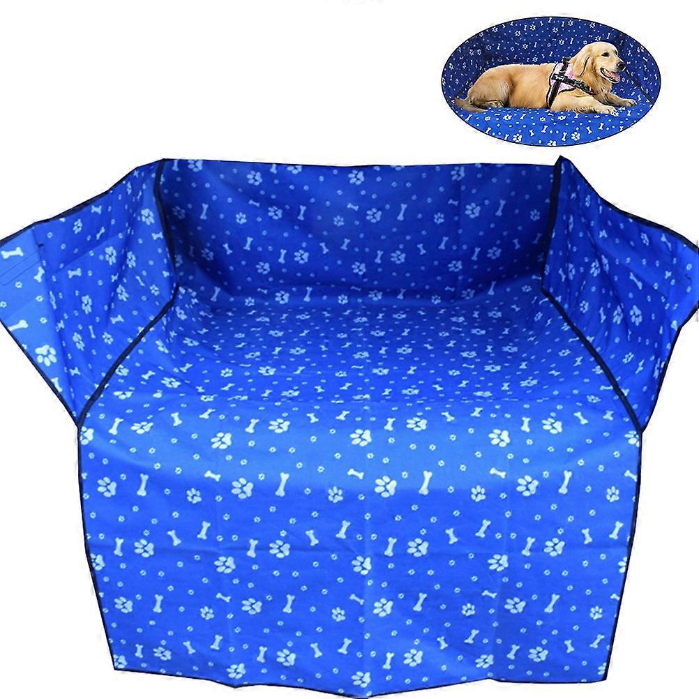 Trunk Mats For Cars Pet Trunk Mat Blue 155x105x35cm Waterproof Machine Washable 1Pack