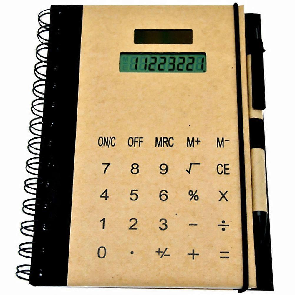 Multifunctional Notepad with Solar Powered Calculator Business Supplies
