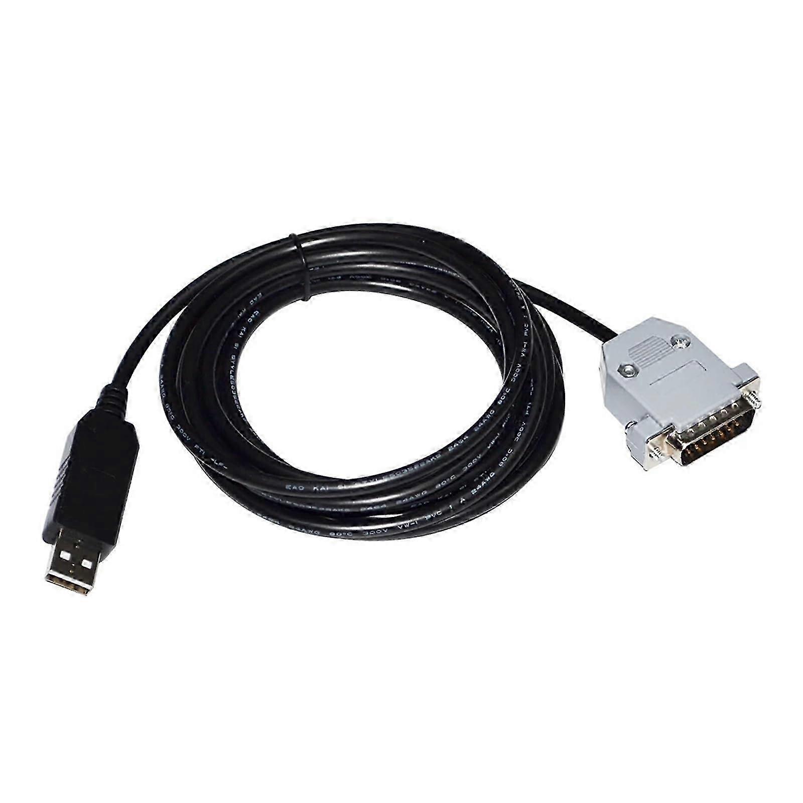 Cavo di comunicazione seriale RS232 da USB a D-SUB 15 PIN DB-15 maschio per marca adatta Oximax N-600X (3M)
