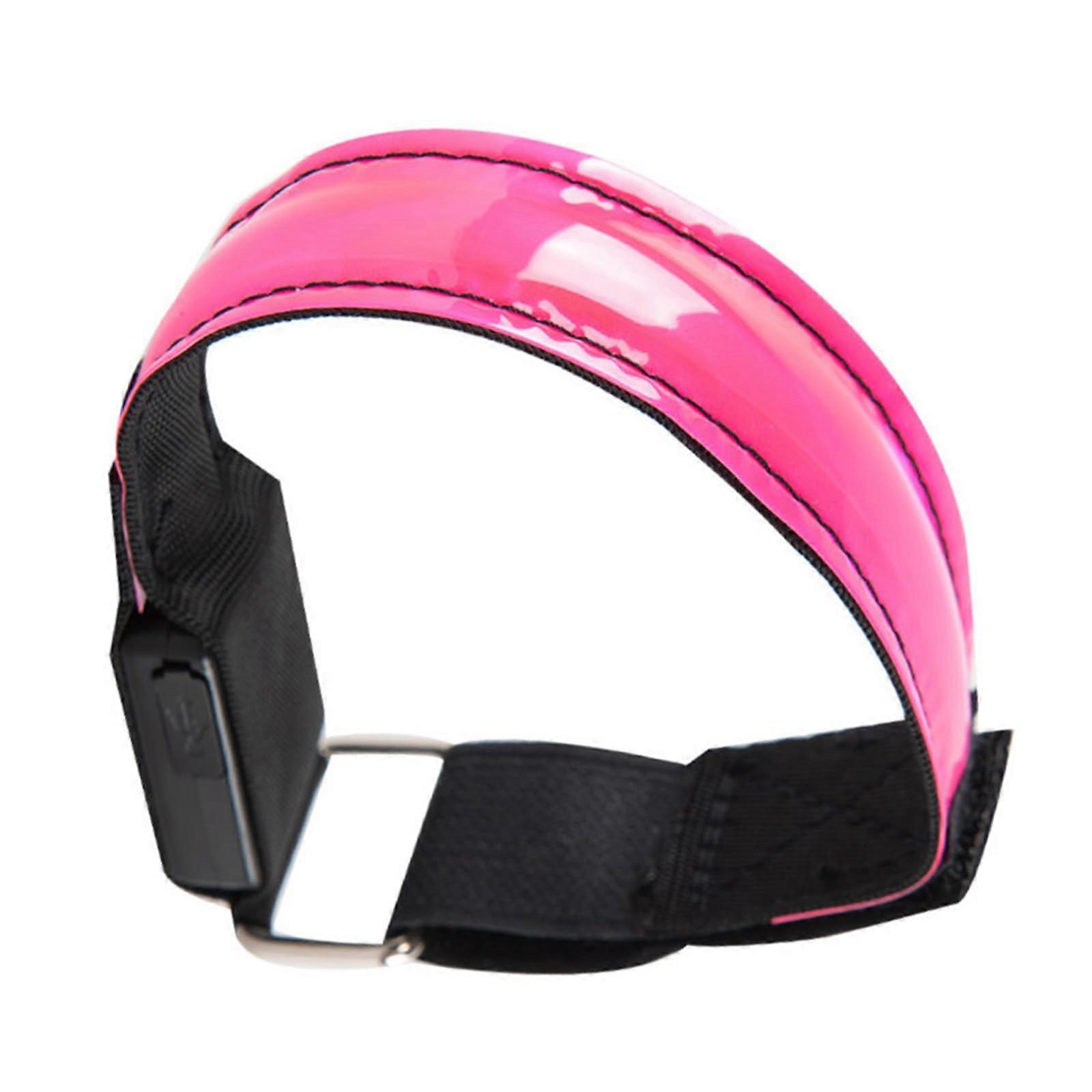 Rechargeable LED Wristbands for Night Running, Cycling, Color 3, Adjustable Size, Waterproof, Lightweight Design