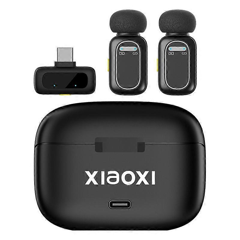 2025 Latest Model Mini Wireless Tie Microphone for Android / iPhone 15/16, USB-C