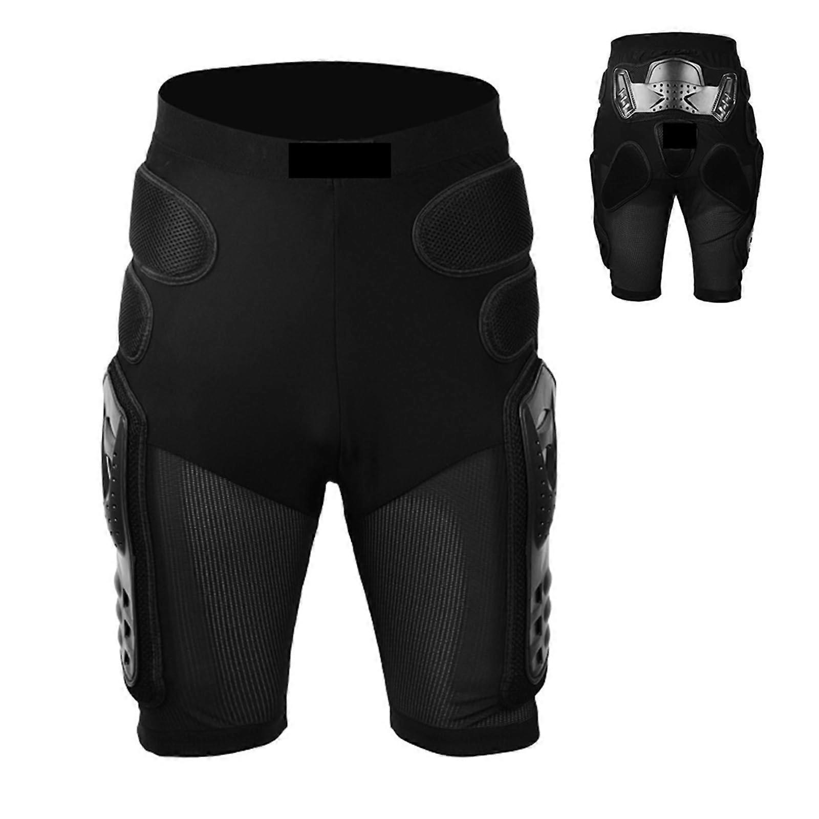 Short de protection rembourré pour moto VTT ski XL noir
