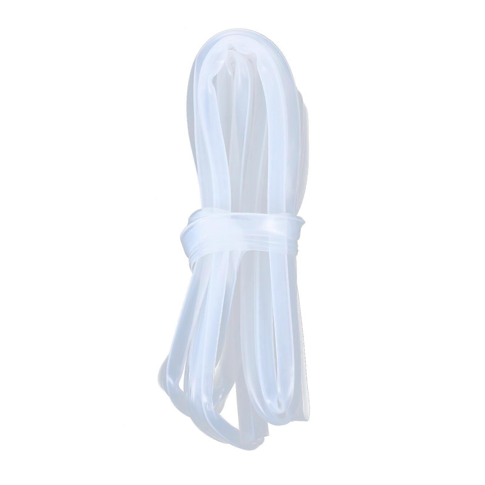 Insulation Sealing Strip H-Shaped Sealing Strip For Glass Door Prevent Heat Loss 400X2.4X1.2CM Transparent 1Set