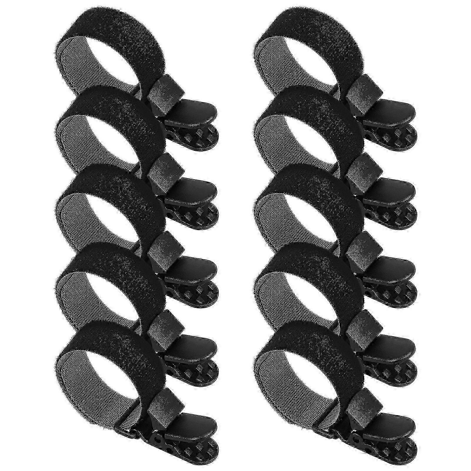 10pcs Garden Flag Anti-Wind Clips Plastic Holders for Small Yard Flags