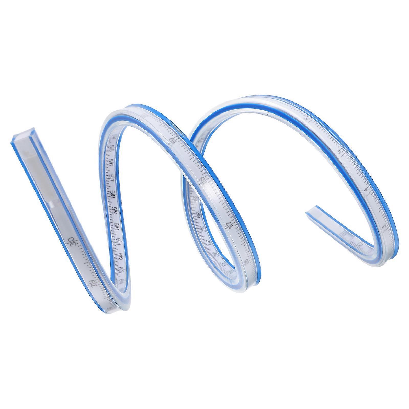 Plastic Sewing Ruler For Pattern Making And Engineering Drawings High Precision Measurement 1Pcs