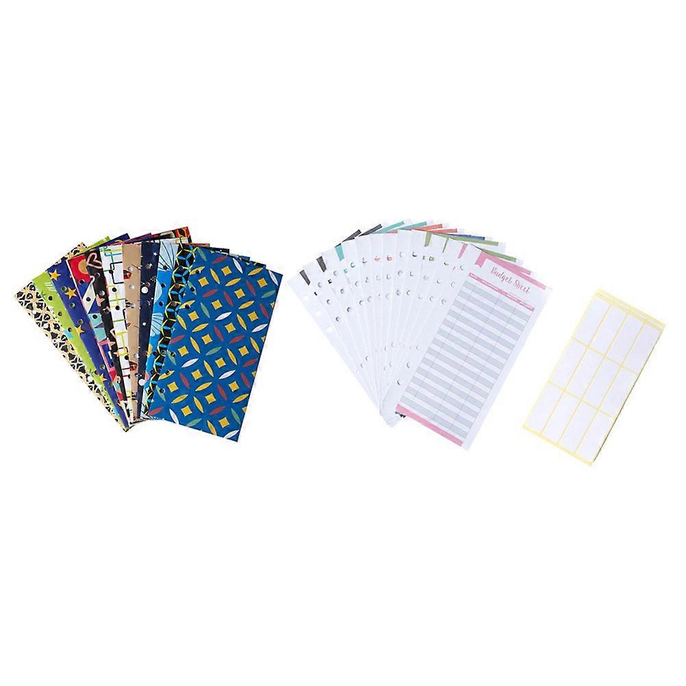 Loose-Leaf Assorted Color 7.47X3.77X0.04in Daily Use 1Set