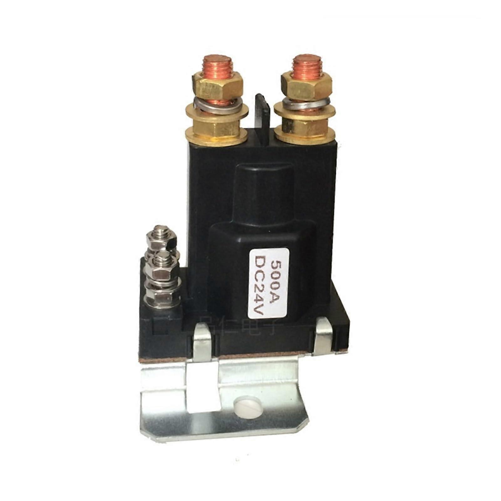 500A 24V DC Charger Start Relay For Automotive Battery Chargers, High Current Main Power Switch Relay